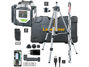 Laser Híbrido 360° Duraplane Plus G360 SET 175 cm LASERLINER
