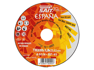 Disco de Corte Metal/Inox 230x 1,9mm PLANET-TM (70º Aniversário) SAIT