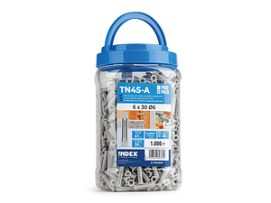 Balde Bucha universal de Nylon com gola Ø6 x 30 TN4S-A INDEX