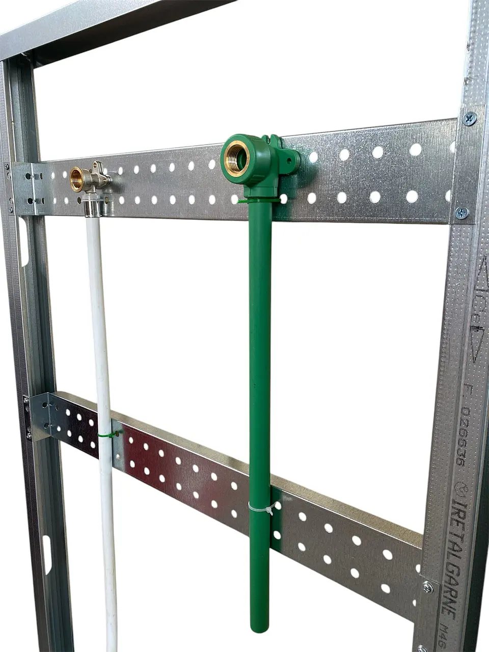 Perfil de suporte de instalações hidraulicas 600 mm para Gesso Cartonado (Pladur)  4