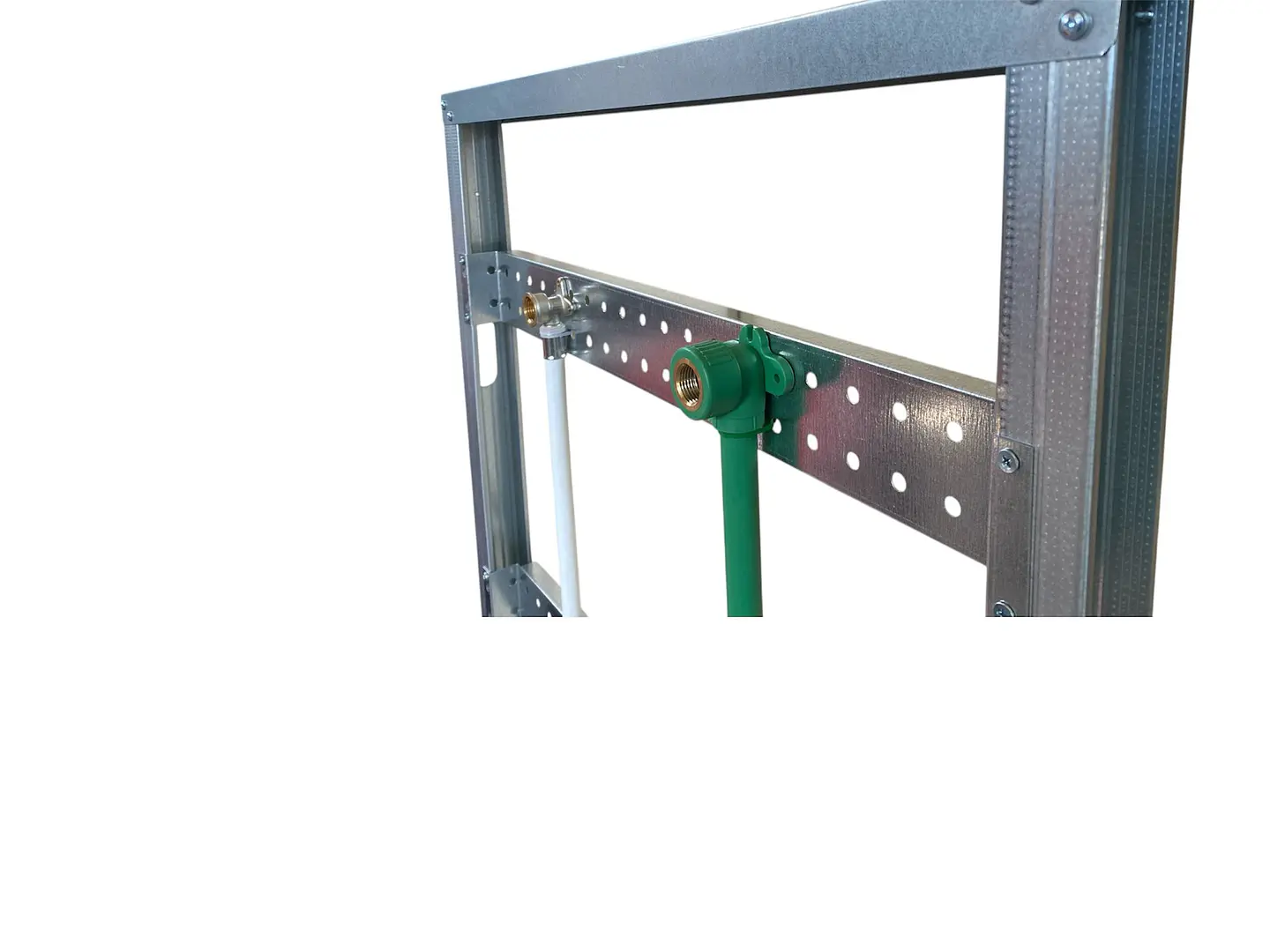 Perfil de suporte de instalações hidraulicas 600 mm para Gesso Cartonado (Pladur)  7