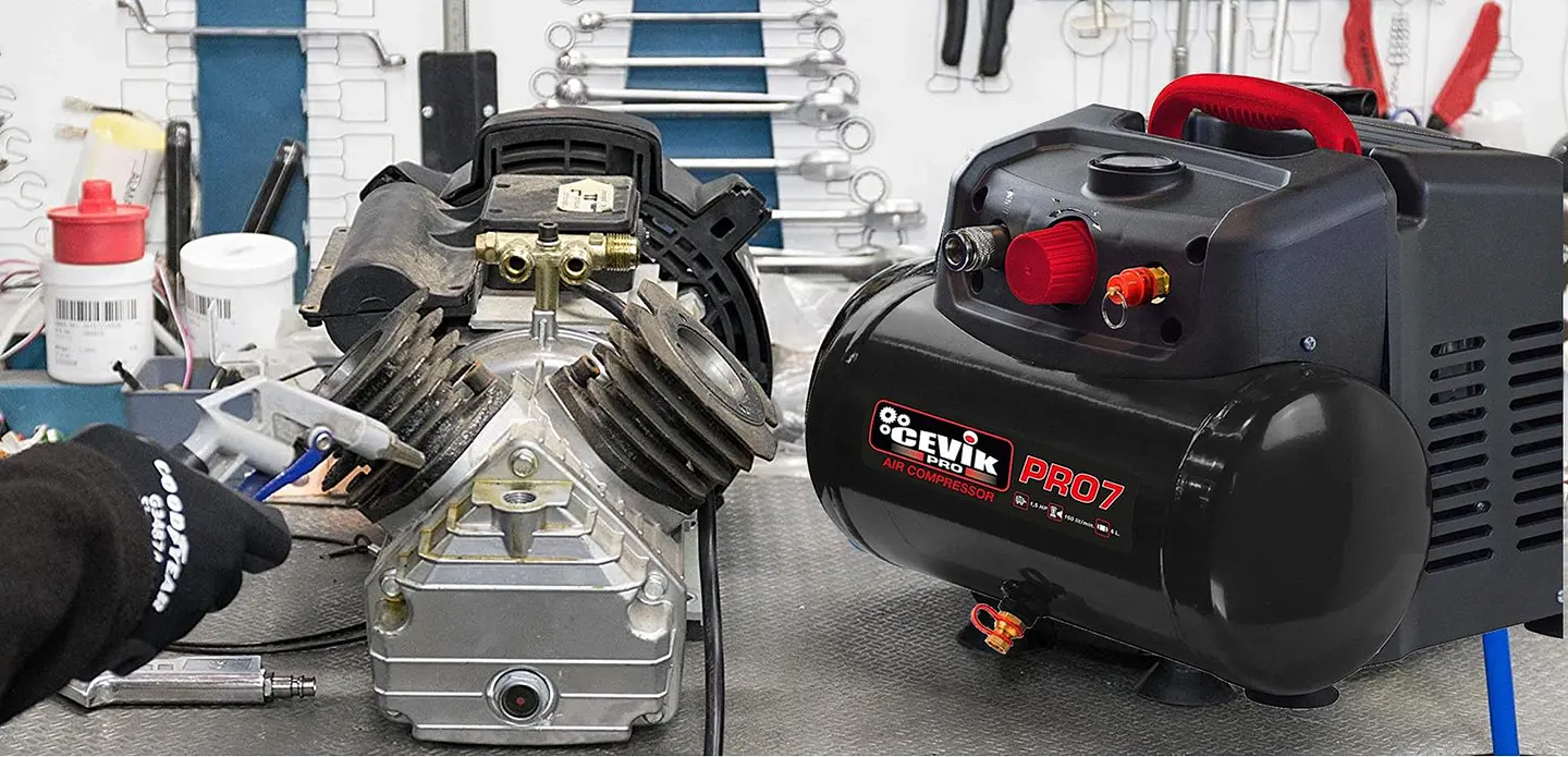 Compressor Monobloco sem Óleo 1.5HP 6.0 LT CA-PRO7N CEVIK PRO 2