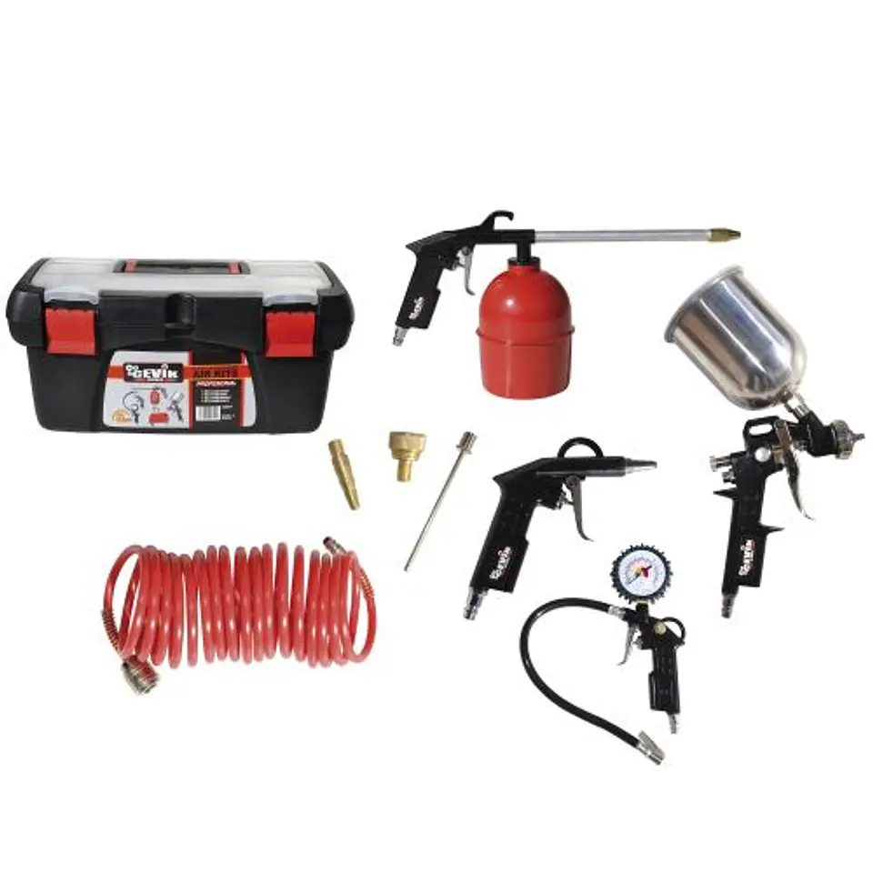  Kit de Pintura para Compressor 8 Peças CAKIT8PRO CEVIK PRO 1