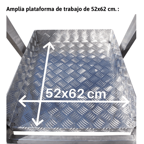 Escada de Armazém com Plataforma e Rodas em Alumínio SMT FARAONE 4