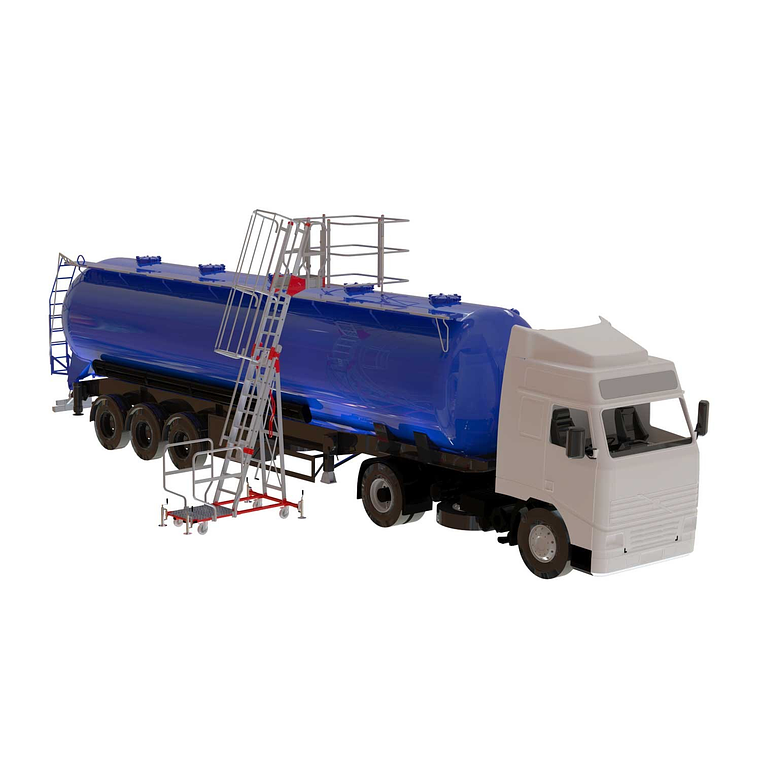 Escada de Acesso a Caminhões-Tanque e Autocarros em Alumínio COD95-B FARAONE 3