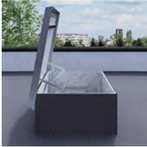 Escada Retrátil em Aço Galvanizado para Terraços RE-TER ESCALIBUR by FARAONE (EXCLUSIVO ONLINE) 4