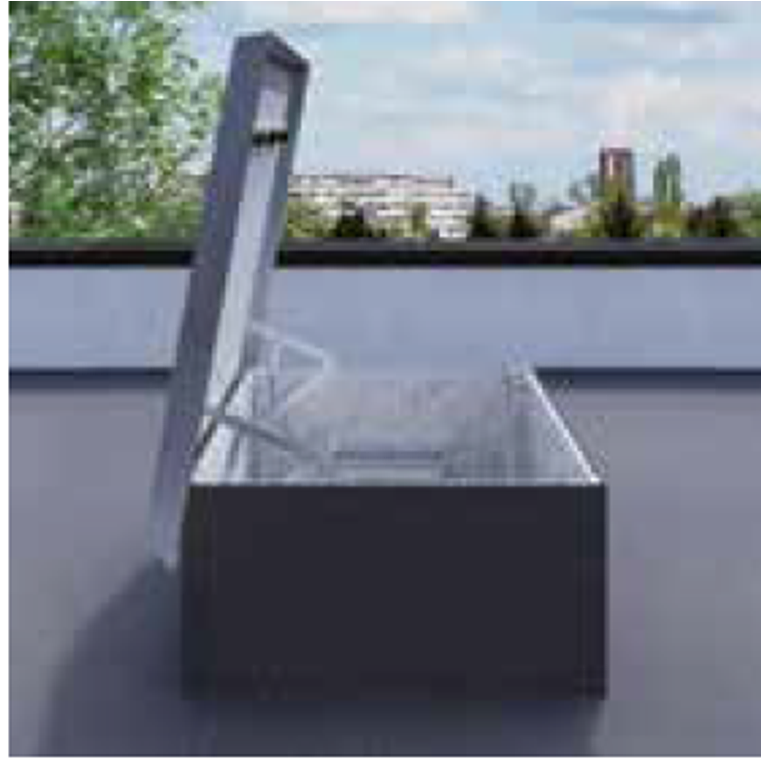 Escada Retrátil em Aço Galvanizado para Terraços RE-TER ESCALIBUR by FARAONE (EXCLUSIVO ONLINE) 4