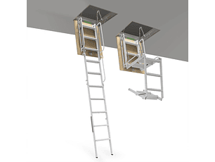 Escada Retrátil em 4 Corpos de Aço Pintado de Cinza RE103 ESCALIBUR by FARAONE (EXCLUSIVO ONLINE)