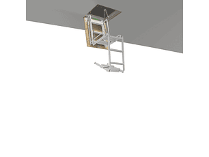 Escada Retrátil em 4 Corpos de Aço Pintado de Cinza RE103 ESCALIBUR by FARAONE (EXCLUSIVO ONLINE)