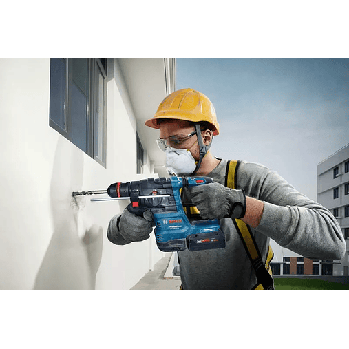 Martelo perfurador SDS Plus sem fio ONECHUCK GBH 18V-22 X + 2 Baterias 18V 4.0Ah BOSCH 4