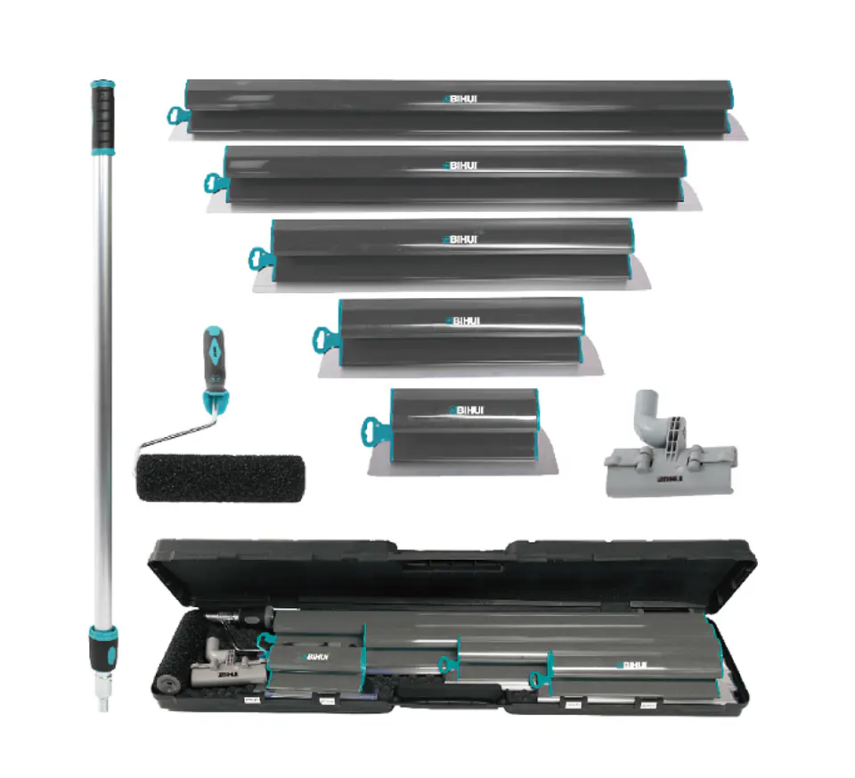 Kit Espátulas / Alisadores para Gesso Cartonado 8 Peças PTKJK8 BIHUI 1