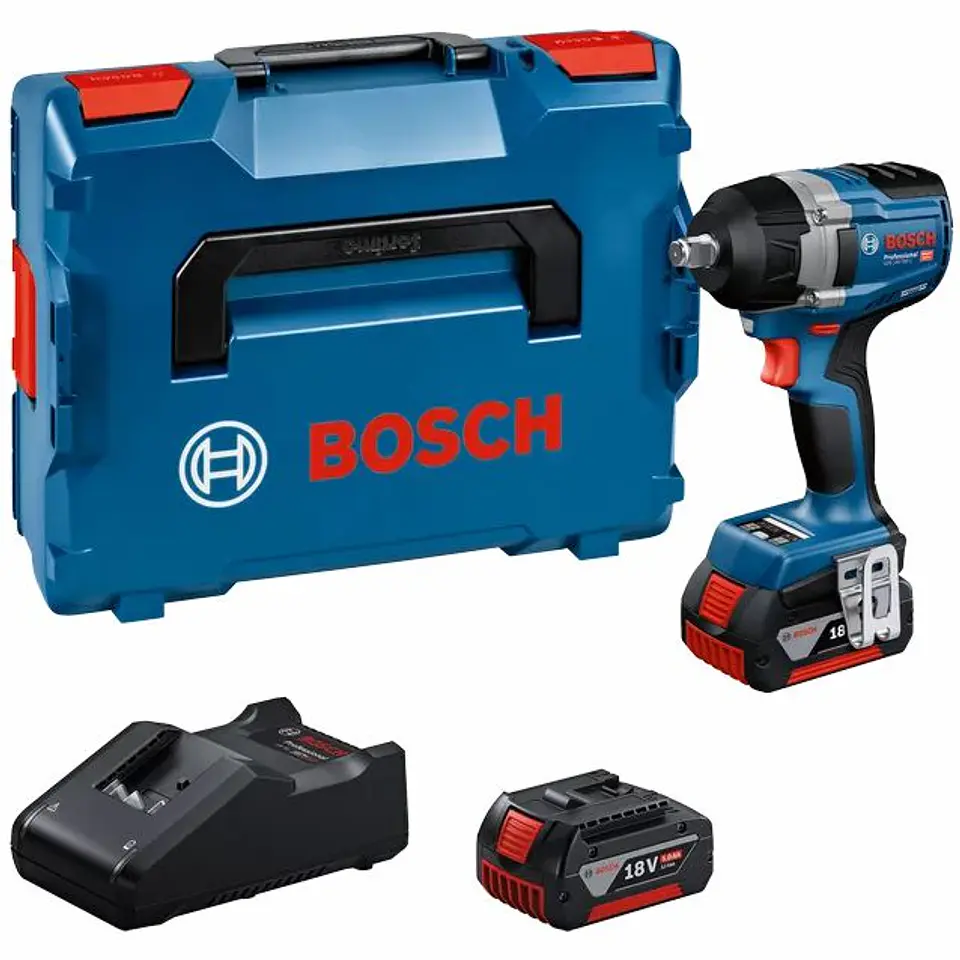 Aparafusadora de impacto sem fio GDS 18V-750 C + 2x Baterias 18V 5.0Ah BOSCH 1