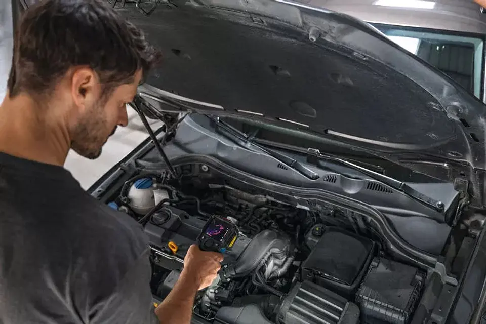 Câmara térmica GTC 12V-450-13 + 4 pilhas (AA) BOSCH 6