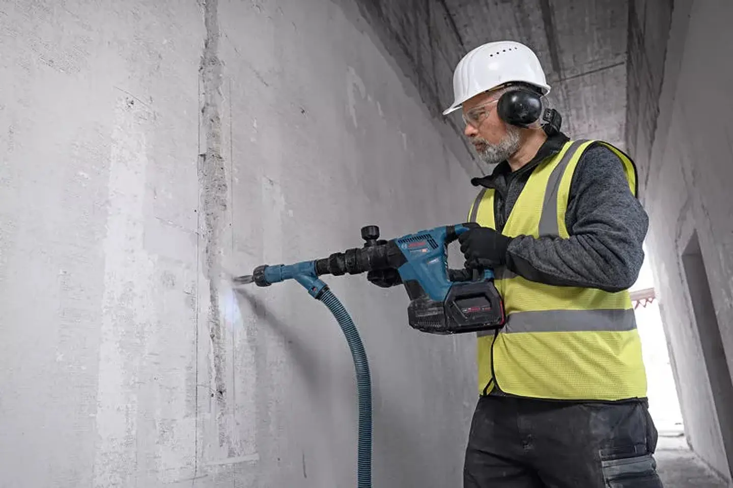 Martelo demolidor SDS Max sem fio BITURBO GSH 18V-5 BOSCH 3