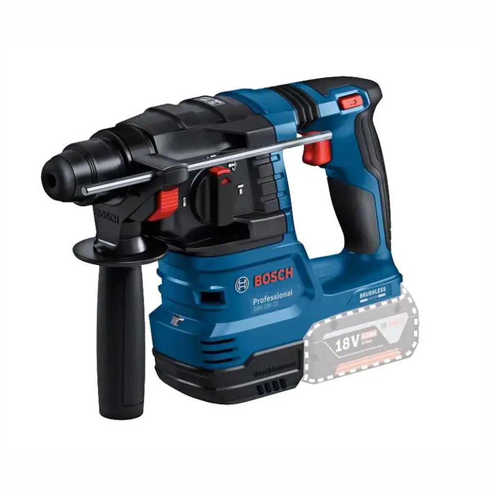 Conjunto Martelo GBH 18V-22, Rebarbadora GWS 18V-8 (125) + 2 Baterias 5.0 Ah PRIMeKIT BOSCH 3