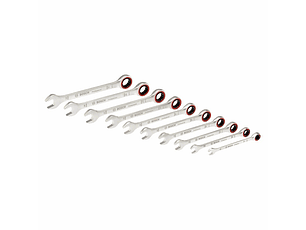 Conjunto de 10 Chaves de boca luneta com roquete BOSCH