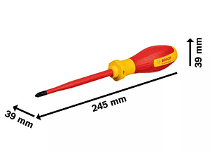 Chave de cruz PZ2 x 125 VDE BOSCH