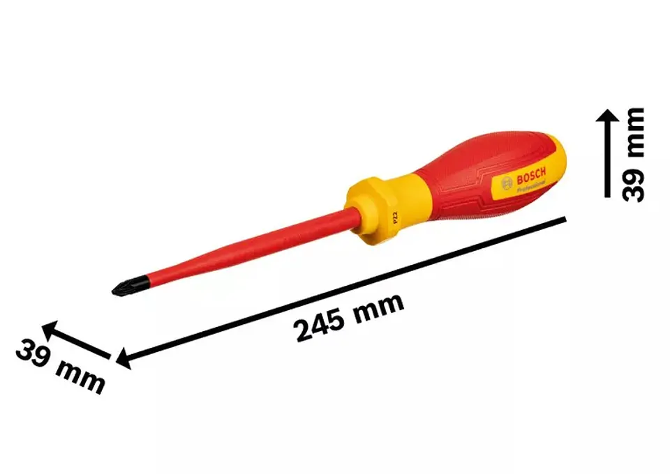 Chave de cruz PZ2 x 125 VDE BOSCH 2