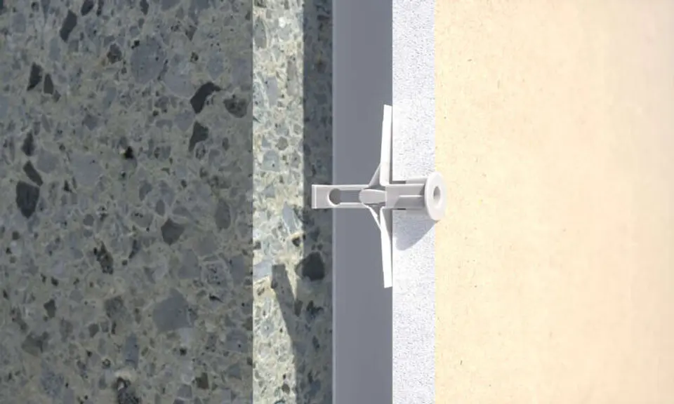 100 Un. Buchas Nylon para Placas de Gesso (Pladur) 10x47 ANCLA47 INDEX 2