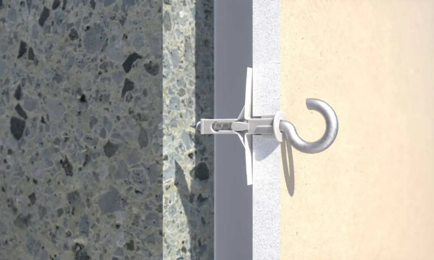 100 Un. Buchas Nylon para Placas de Gesso (Pladur) 10x47 ANCLA47 INDEX 3