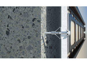 100 Un. Bucha Guarda-Chuva para Pladur Metálica Zincado M4X41 INCO432 INDEX