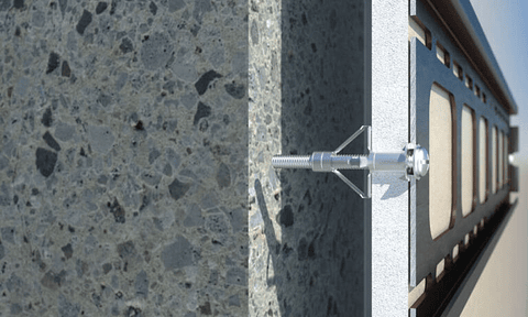 100 Un. Bucha Guarda-Chuva para Pladur Metálica Zincado M4X47 INCO438 INDEX 