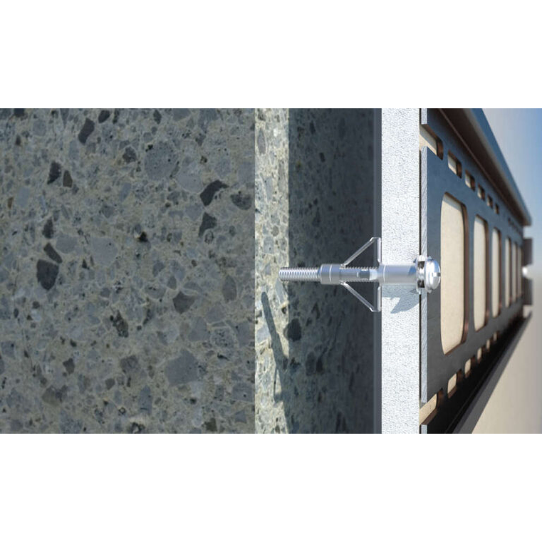 100 Un. Bucha Guarda-Chuva para Pladur Metálica Zincado M4X47 INCO438 INDEX  2