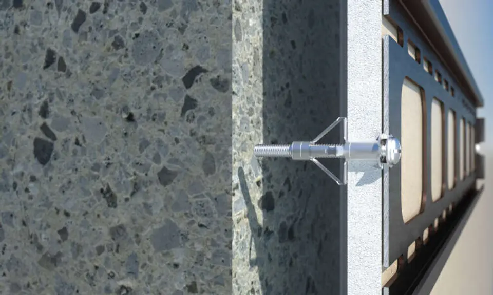 100 Un. Bucha Guarda-Chuva para Pladur Metálica Zincado M4X47 INCO438 INDEX  2