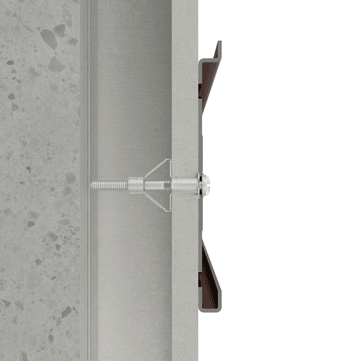 100 Un. Bucha Guarda-Chuva para Pladur Metálica Zincado M4X47 INCO438 INDEX  3