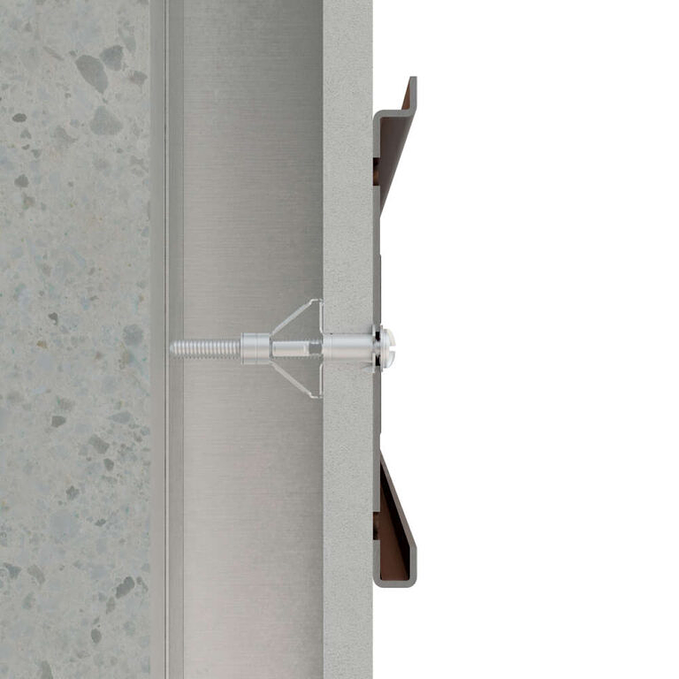 100 Un. Bucha Guarda-Chuva para Pladur Metálica Zincado M6X59 INCO652 INDEX  3