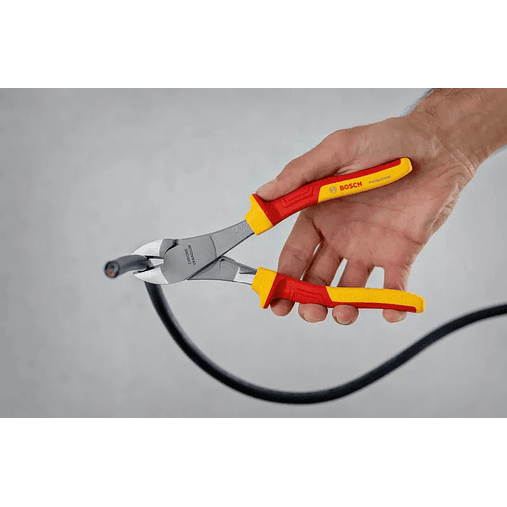 Alicate de corte lateral diagonal de alta alavancagem VDE de 200 mm BOSCH 3