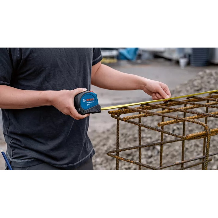 Fita métrica profissional de 8 metros com autolock BOSCH 2