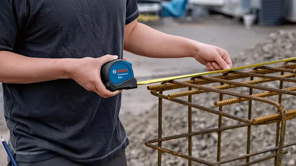 Fita métrica profissional de 8 metros com autolock BOSCH 2