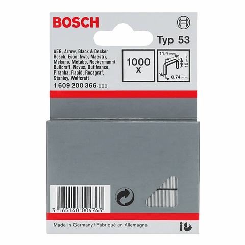 Agrafos Arame Fino TIPO 53 BOSCH