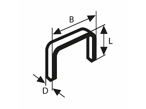 Agrafos Arame Fino TIPO 53 BOSCH
