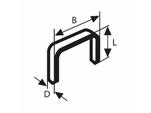 Agrafos Arame Fino TIPO 53 BOSCH