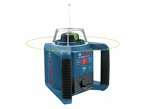 Nivel laser rotativo de linha vermelha GRL 300 HVG + LR 1 G em L-BOXX BOSCH