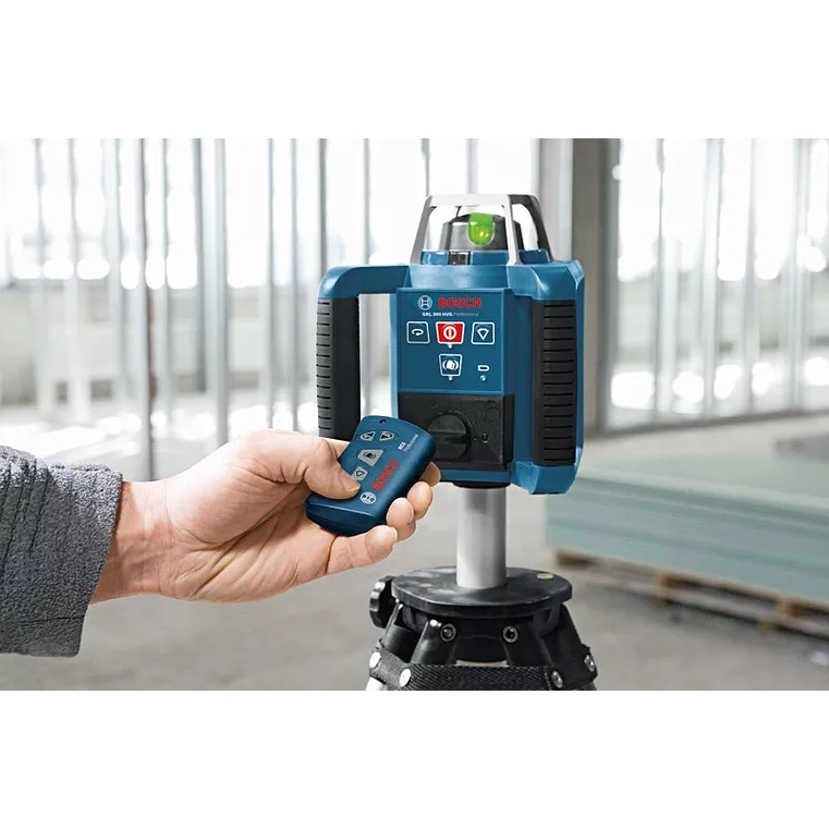 Nivel laser rotativo de linha vermelha GRL 300 HVG + LR 1 G em L-BOXX BOSCH 3