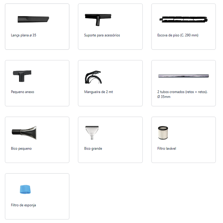 Lavadora de Estofos e Carpetes 20 LT CVC 120 P COMET (EXCLUSIVO ONLINE) 2