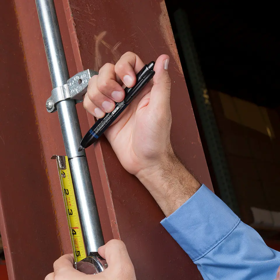 Marcador de tinta permanente DURA-INK retrátil MARKAL 4