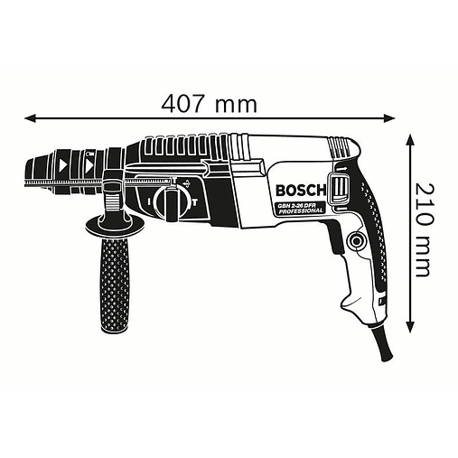 Martelo perfurador SDS Plus GBH 2-26 F BOSCH 3