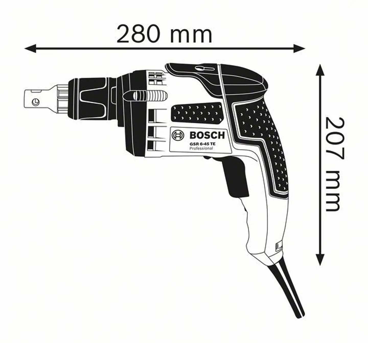 Aparafusadora pladur GSR 6-45 TE BOSCH 2