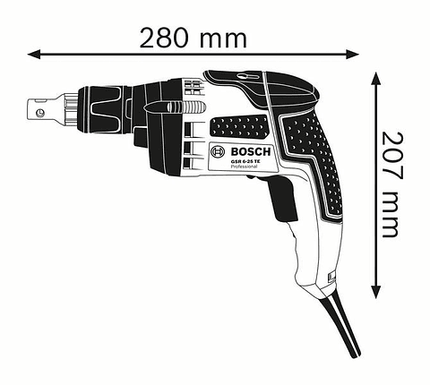 Aparafusadora para chapa GSR 6-25 TE BOSCH