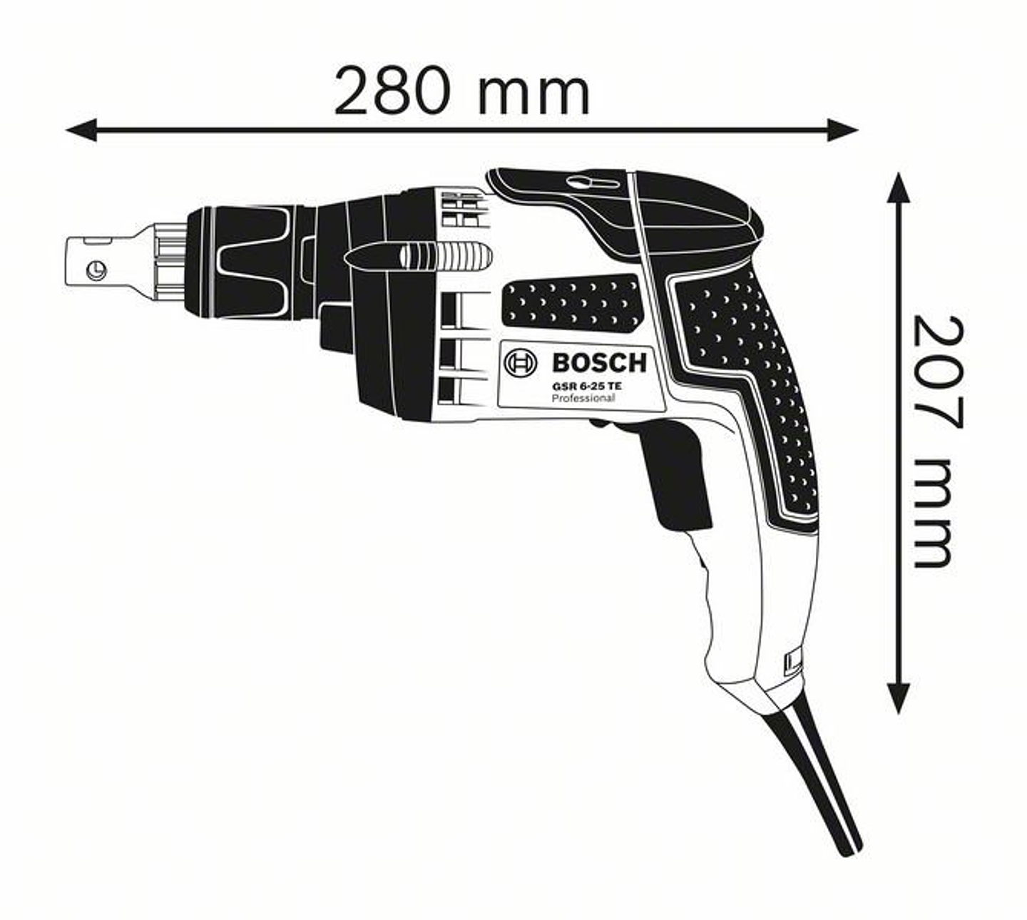 Aparafusadora para chapa GSR 6-25 TE BOSCH 2