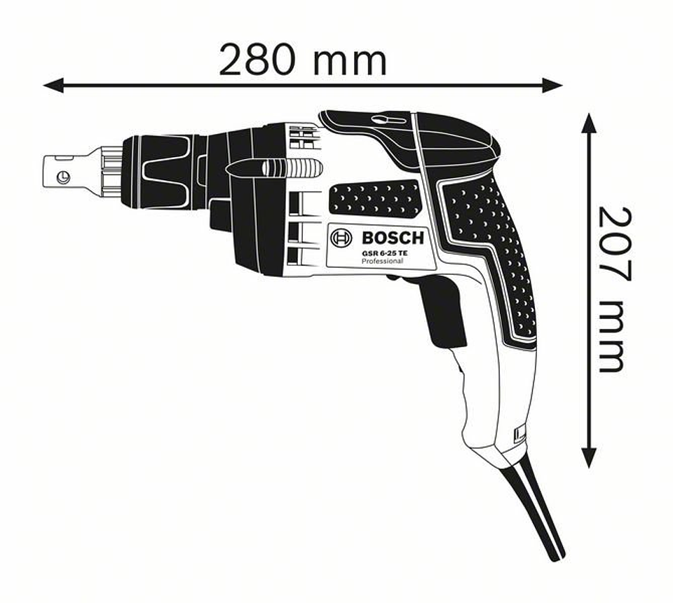 Aparafusadora para chapa GSR 6-25 TE BOSCH 2