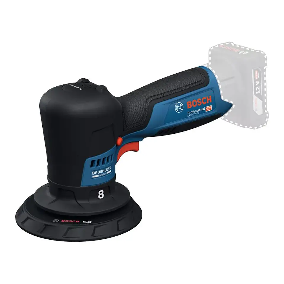 Polidora sem fio GPOX 12V-125 BOSCH 2