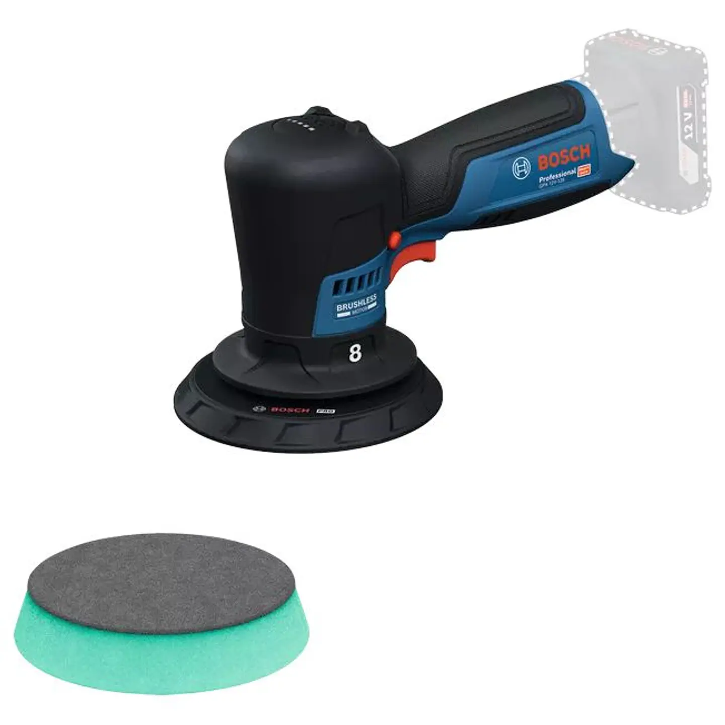 Polidora sem fio GPOX 12V-125 BOSCH 1