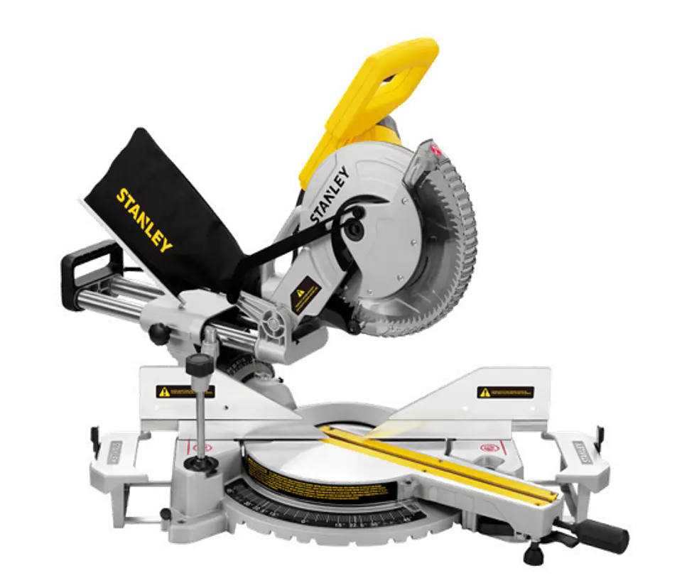 Serra de Esquadria Telescópica de Duplo Bisel 1.800W Ø254mm SM1800 STANLEY 1