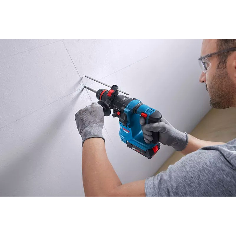 Martelo perfurador SDS Plus GBH 18V-18 X ONECHUCK + L-BOXX 136 BOSCH 4