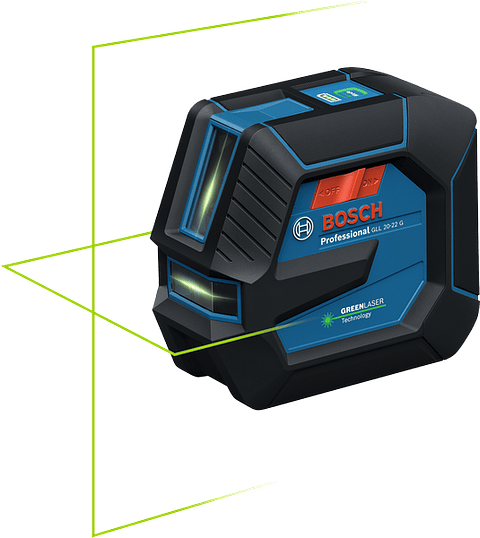 Nivel Laser 2 Linhas verdes GLL 2-20 G BOSCH